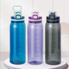 Home Travel School Gym Outdoors BPA Free Reusable Plastic Water Bottle with Carry Handle