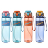 Motivational 32 oz Blue Water Bottle for Adults Sports Water Bottle with Strap for Boiling Water
