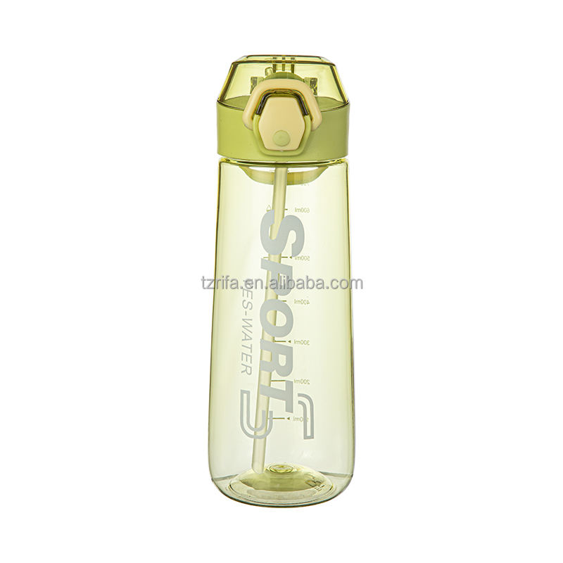 High Color Value Large Capacity Portable Sports Bottle Direct Drinking for Female Students Children Tour Food Plastic Drinkware