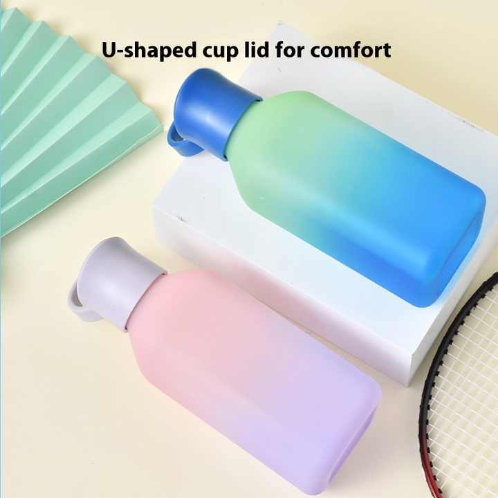 32oz Gradient Color Tritan PET Sports Water Bottle BPA-Free Modern Coated Direct Drinking Sports Water Bottle