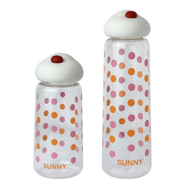 BPA-Free 350/600ml Plastic Water Bottle for Kids Portable Student Sport Cup for Direct Drinking
