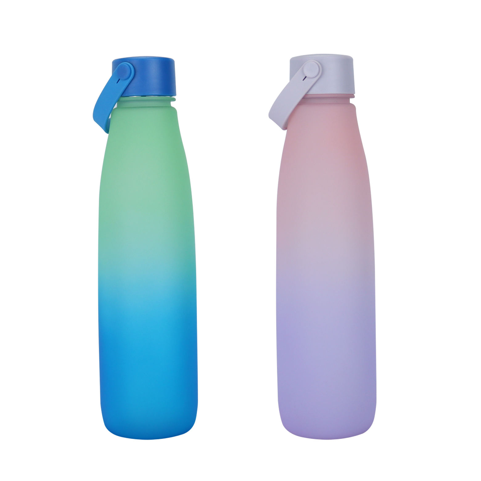 Large 1L Gradient Sports Bottle for Gym Outdoor Activity High-Temperature Resistant Customizable Logo Direct Drinking Plastic