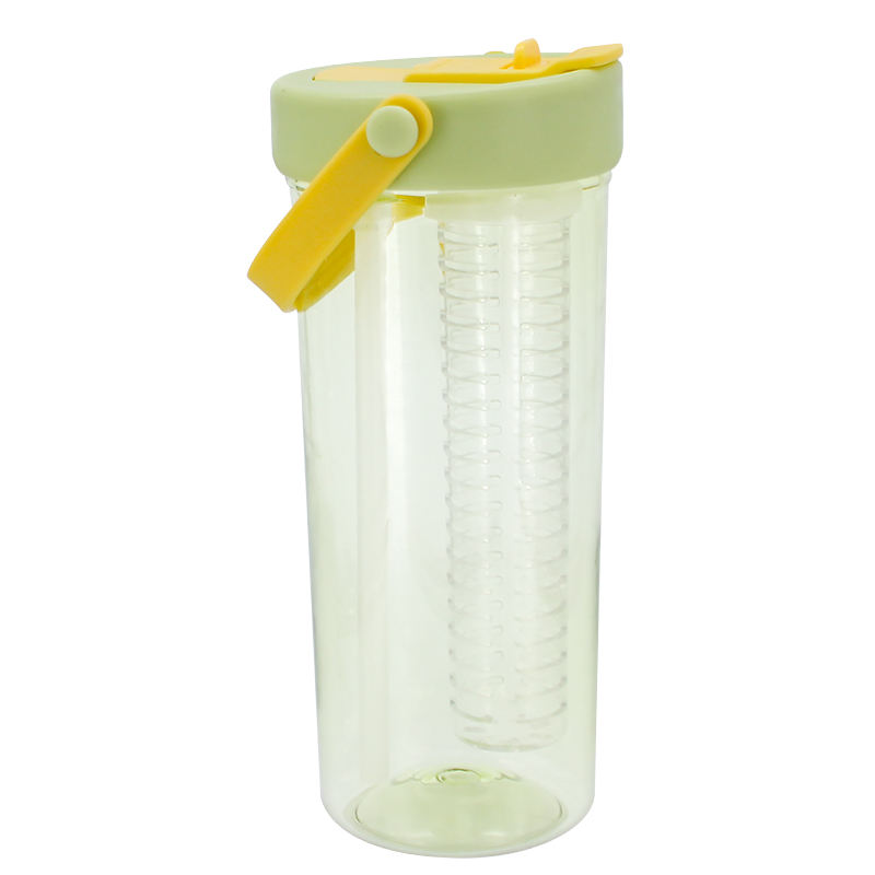 Wholesale Portable Plastic Drinkware Cups with Tea Divider and Straw Colorful Design for Gifts and Presents