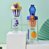Clear Plastic Water Bottles with Fruit Tea Infuser