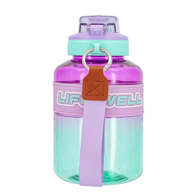 Wholesale 1100ml Plastic Water Bottles with Carry Handle Leak Proof for Sports Gym Use for Presents