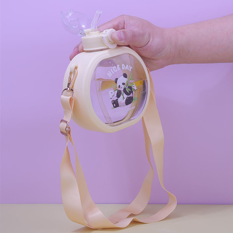 700ml Candy Color Sports Bottle with Straw Fresh Vitality New Summer Portable Plastic for Parties