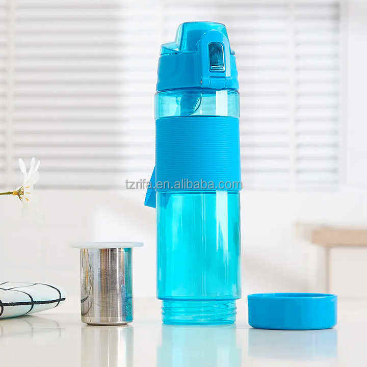 Women's 650ML Portable Plastic Water Bottle Direct Drinking Cup Strainer Separation for Office Home Gym Use Customizable Logo
