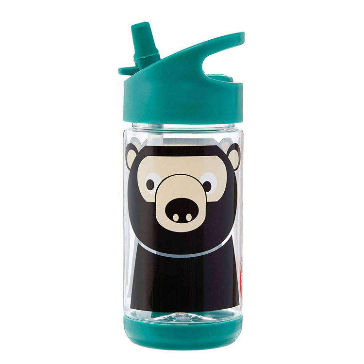 Customized BPA-Free Kids Plastic Water Bottles with Straw for Boiling Water for School and Camping