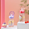 Portable Reusable Plastic Drinkware Popular Girls Water Bottles for School Students
