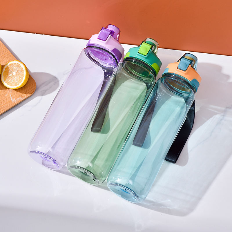 Customizable 750ml Creative Space Cup Clear Plastic Sport Bottle Portable Outdoor Travel and Camping Boiling Water Applicable