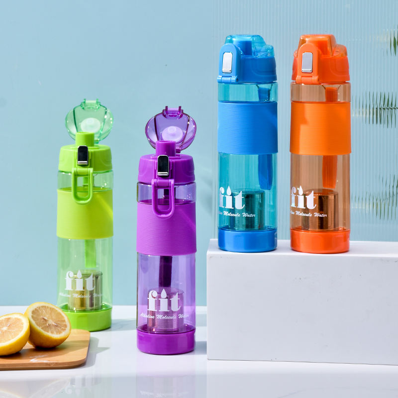 650ml Hydrogen Zinc Water Sports Bottle Mineral Stone Water Cup for Alkaline Water