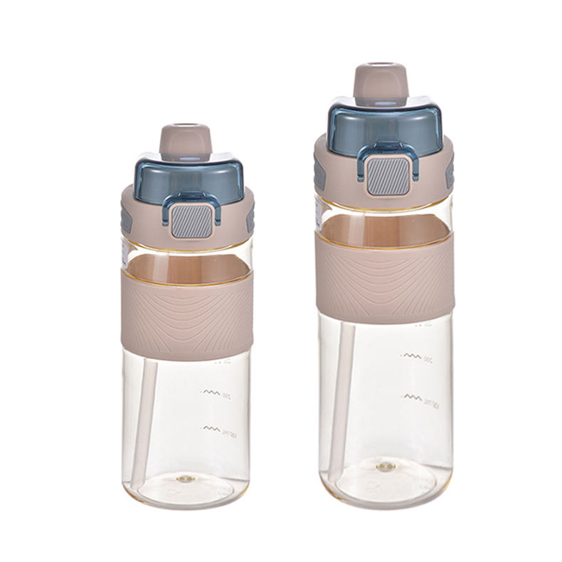 Best-Selling Outdoor Travel Plastic Drinkware Water Bottles with Lid and Straw for Gym and School