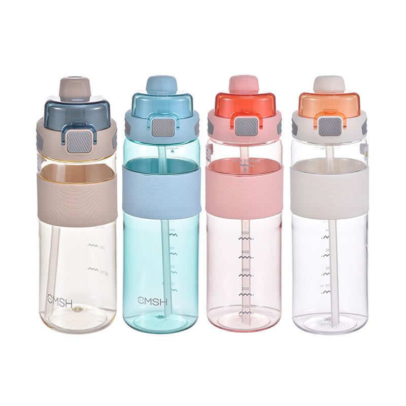 1000ml 650ml New Plastic Double Drinking Bottle Bpa Free Water Bottles Leak Proof Plastic Water Bottle